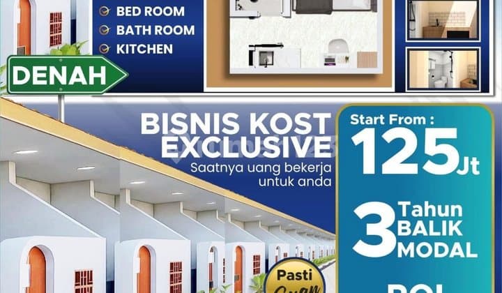 Dijual Kos Cantik Cocok Unntuk Investasi