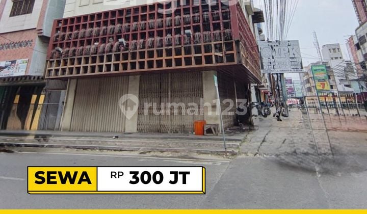 Ruko Gandeng Komersial Posisi Hook di Jl Cirebon Pusat Kota Medan