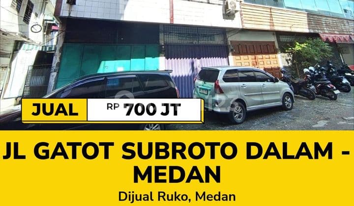 Ruko Hook - Harga Bawah Market - Jl Gatot Subroto Dalam - Medan
