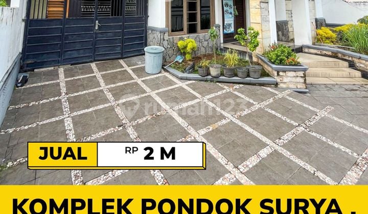 Rumah Siap Huni Luas 420 Mtr Persegi Di Komplek Pondok Surya