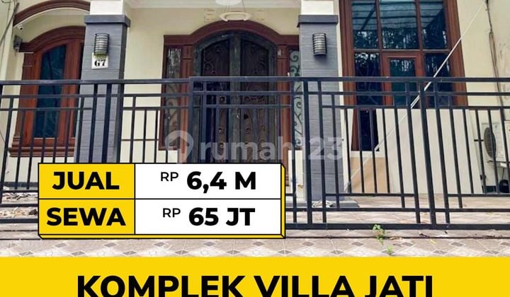 Jual Rumah Villa Semi Furnished Inti Kota Villa Jati Mas
