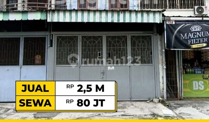 Ruko Bisnis di Area Pusat Jual Oleh2 Medan Jl Mojopahit