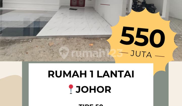 Rumah 1 Lantai di Johor
