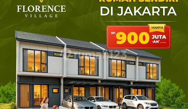 Rumah Muraahh 2 lantai dibawah 1M Cluster Baru JGC, Cakung