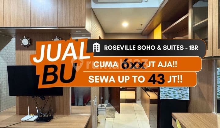 Jual Apartemen Roseville Soho & Suites 1Br Furnished BSD