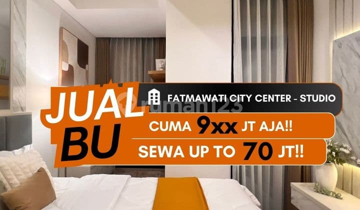 Jual Apartemen Fatmawati City Center Studio Dekat Cilandak