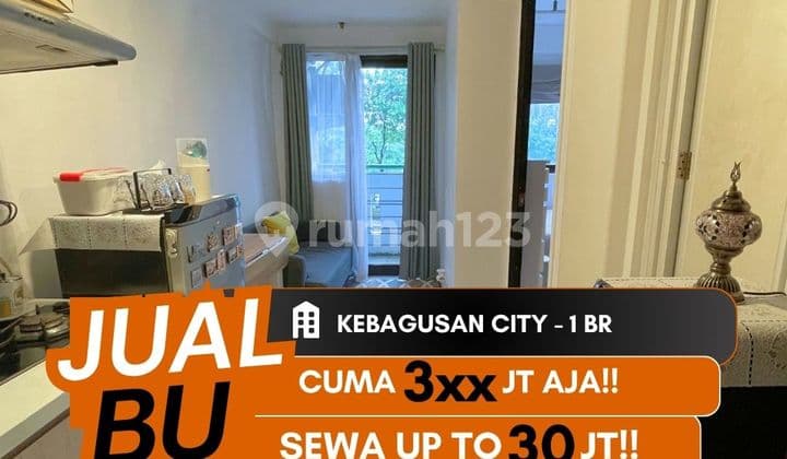 Jual Cepat Bu Apartemen Kebagusan City 1Br Full Furnished Jaksel
