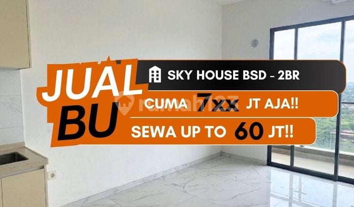 Jual Bu Sky House BSD 2Br Unfurnished