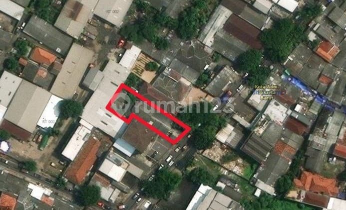 Kavling Disewakan, sudah ada bangunan cocok untuk bengkel di Duri Kosambi Cengkareng