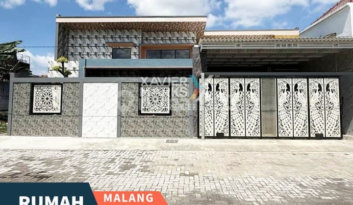 Rumah Modern Furnished di Jalan Teluk-Teluk, Blimbing Malang