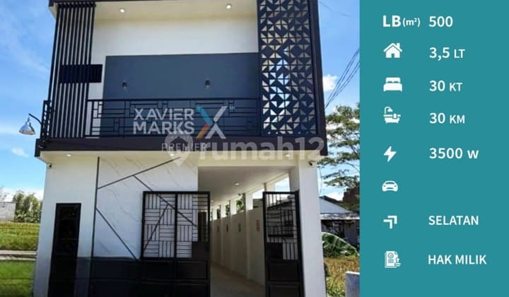 Rumah Kost Baru Gress di Area Jalan Sigura-Gura, Merjosari Lowokwaru Kota Malang