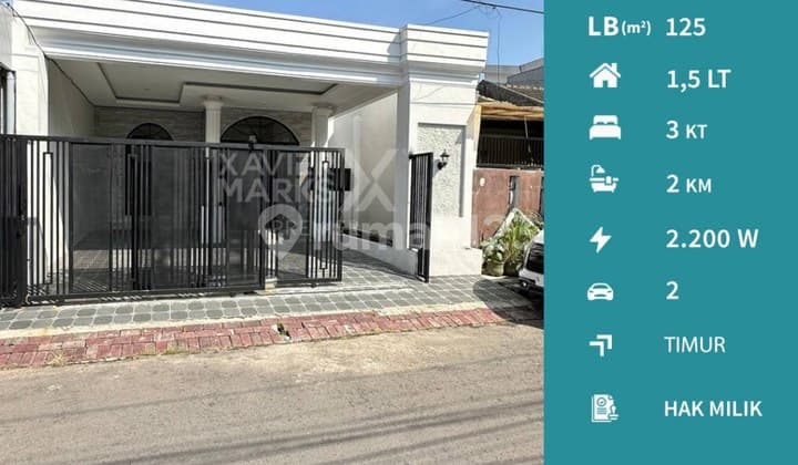 Rumah Baru Modern Klasik di Selat Sunda Sawojajar Kota Malang