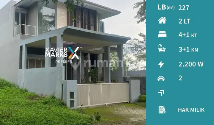 Rumah Mewah 2 Lantai Siap Huni di Kawasan Elit Araya Malang