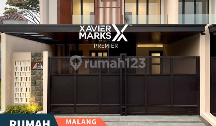 Rumah Baru Premium Ready Stock di Jalan Kembar Boulevard Cluster Golf Araya, Malang