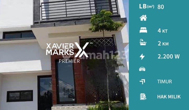 Rumah Modern Siap Huni di Perumahan Merjosari Lowokwaru Malang