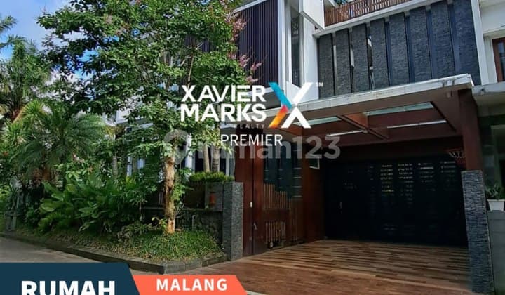 Rumah Mewah Semi Furnished di Perumahan Permata Jingga Lowokwaru Malang