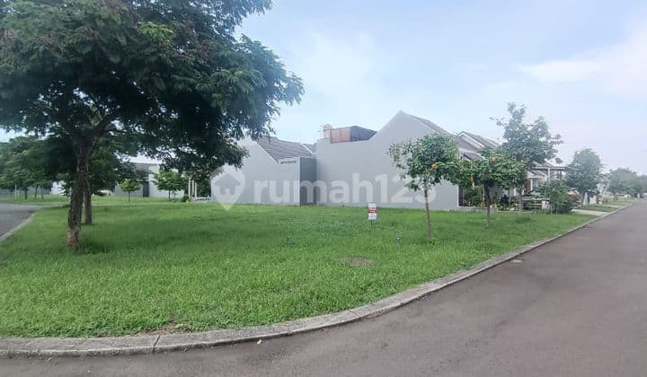 Tanah kavling hoek di Cluster Indira Suvarna Sutera Tangerang, hadap Timur