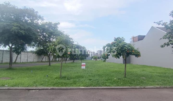Kavling hoek di Cluster Indira Suvarna Sutera Tangerang, hadap utara - timur 300 m²