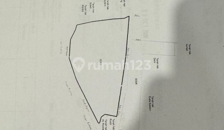TANAH SEPANJANG SANGAT LUAS DIJUAL