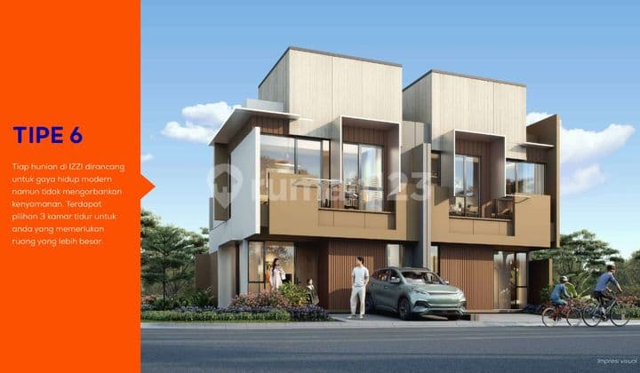 Dijual Rumah Izzi Bsd City Lokasi Strategis Tanggerang