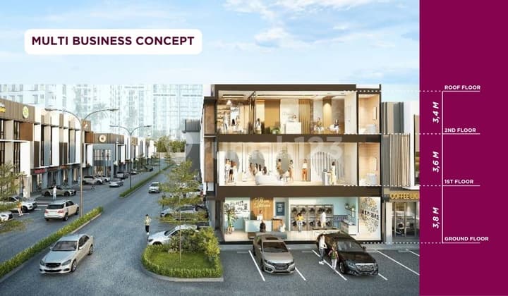 Akasa Promenade Phase 2 Shop House Strategically Located in BSD City