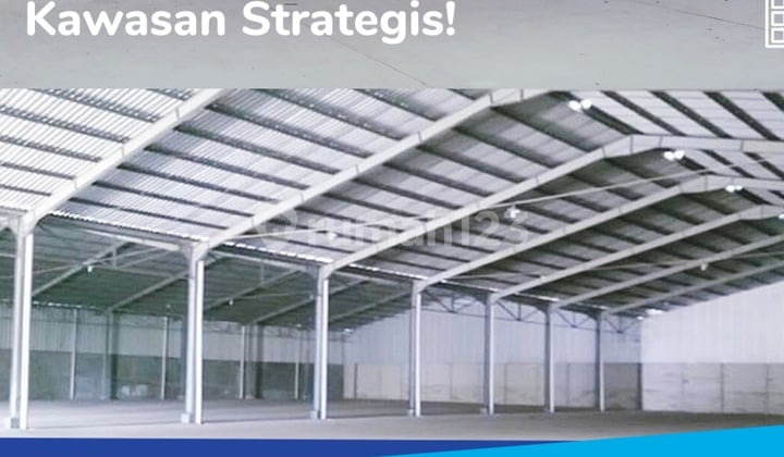 Gudang Siap Pakai Lb 1500-2000 M2 Jl Raya Cibinong Gunung Putri Bogor