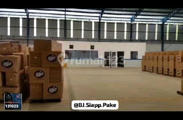 Disewakan Gudang Baru Siap Pakai