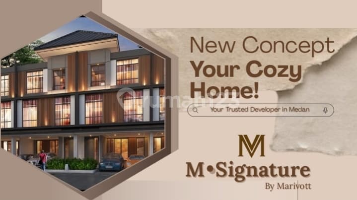 Rumah 3½ Tingkat Siap Huni Marrivot Signature Medan