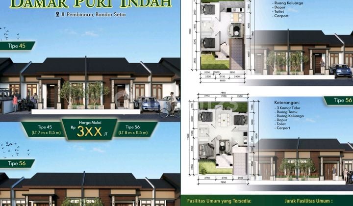 Rumah 1 Tingkat Damar Puri Indah Jl. Pembinaan
