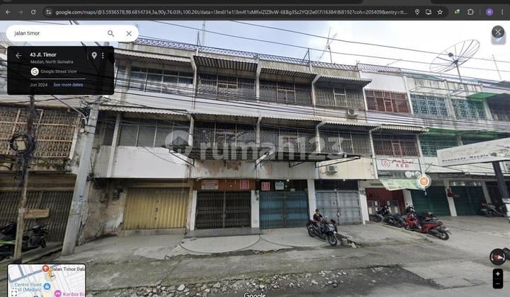 3½-Story Shop House for Rent on Timor Street - East Medan