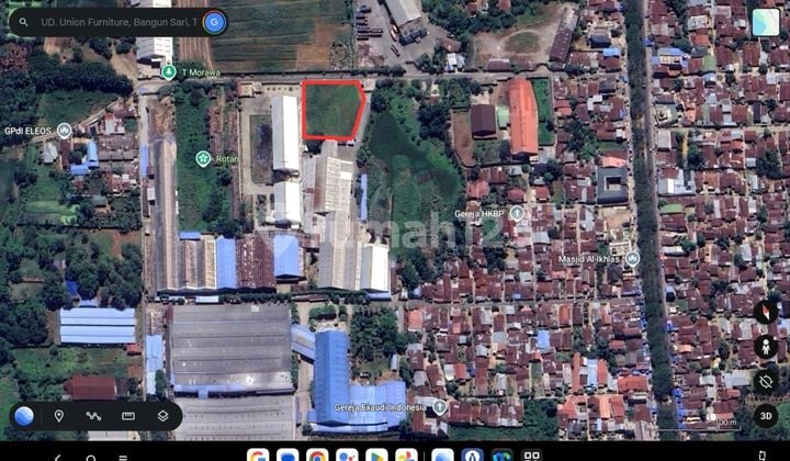 Tanah Luas Jl. Rotan Arah ke Kualanamu