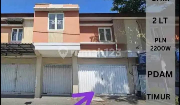 For Sale Cheap Shop House on Gunung Anyar Main Road Surabaya