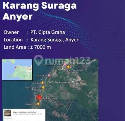 For Sale Quick Land in Anyer