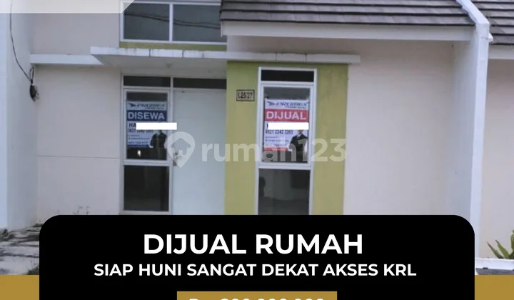 DIJUAL RUMAH MURAH DEKAT AKSES KRL & FASILITAS UMUM, SIAP HUNI SUDAH SHM DIJUAL RUMAH MURAH DEKAT AKSES KRL & FASILITAS UMUM, SIAP HUNI SUDAH SHM