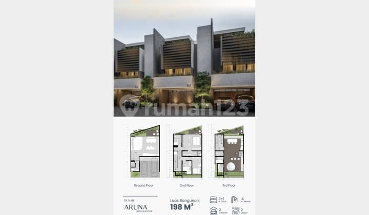 Iconic Aruna Private Rooftop di Kawasan Premium Cilandak. Free AC, Subsidi Biaya KPR dan Voucher Belanja 20 Juta