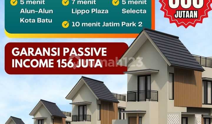 Garansi Passive Income 2 Tahun Area Wisata Akses Mudah Villa Flower Garden