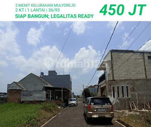 Hunian Nyaman Griya Mulya Sukun Siteplan Ideal Sertipikat SHM Poros Jalan