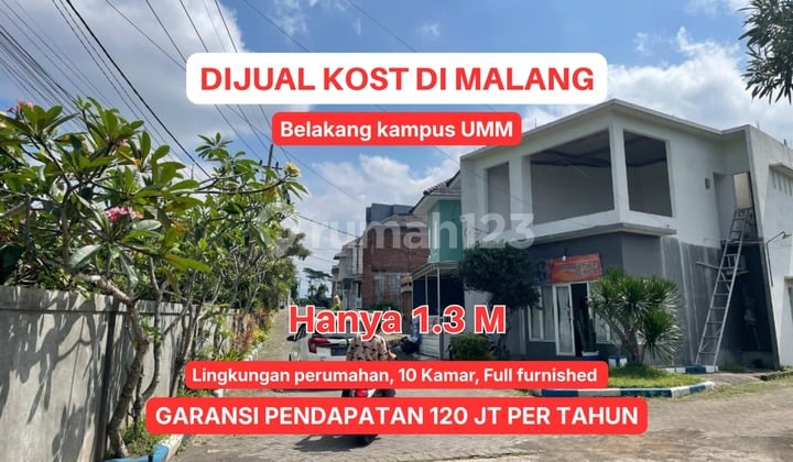 di jual kost exclusive di belakang kampus UMM