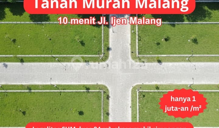 tanah murah malang dengan harga yang sangat murah di malang kota