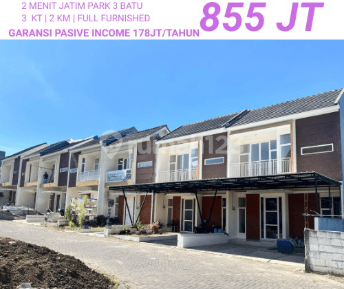 Area Wisata Batu Villa Junrejo Terima SHM Garansi Passive Income