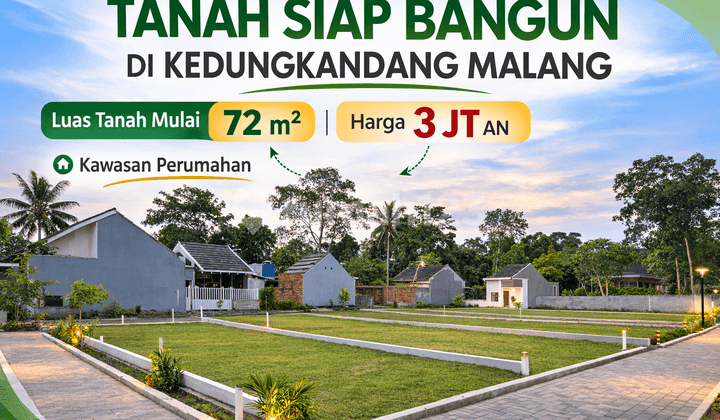 Kesempatan Punya Tanah di Lokasi Berkembang di Kota Malang