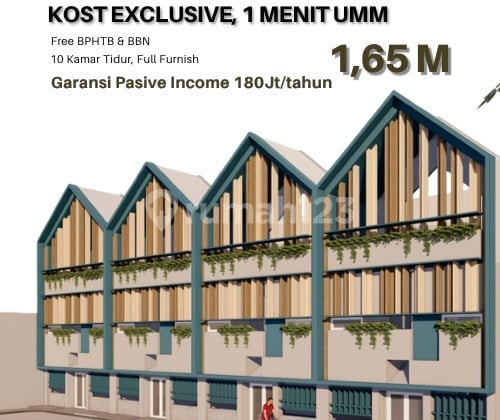 kos exclusive di belakang kampus UMM garansi 2 tahun