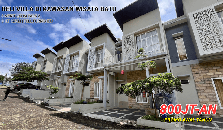 Dijual Vulla Batu Viu Pegunungan Kawasan Wisata