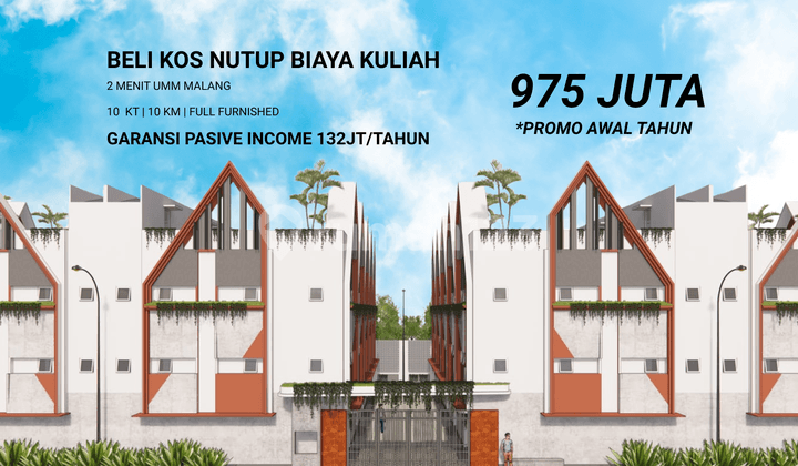 Kost0 Kamarporos Road in Koita, Malang