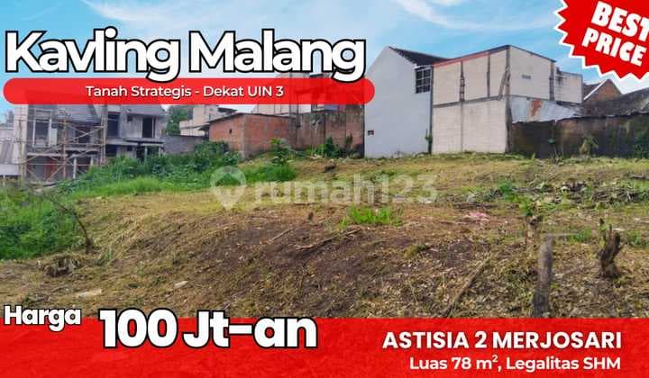 Land for sale in Malang at an affordable price, only 7 minutes to UMM.