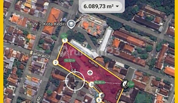 Investasi Prime! Tanah 6.060M² Kediri Kota Dekat Bandara Dhoho dan Tol | Wa: 0823xxxxxxxx