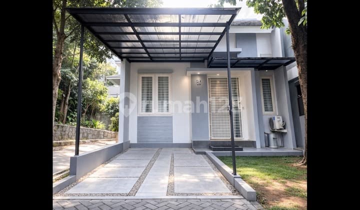 Rumah Cluster BSD Full Furnish Siap Huni Sebelah Tanah Kosong