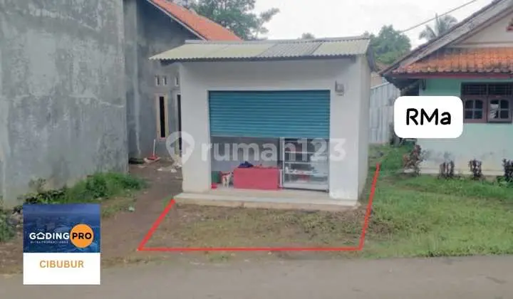Land and Kiosk for Sale in Rumpin District, Bogor