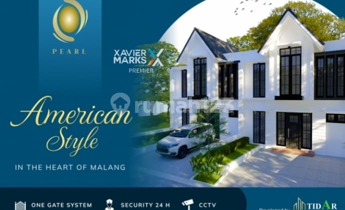 Rumah Murah Desain American Style di Kota Malang