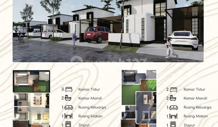 Rumah Baru Gress Tengah Kota Malang